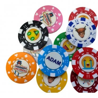 Custom Logo Personalised 40mm Professional Poker Chip Ball Marker