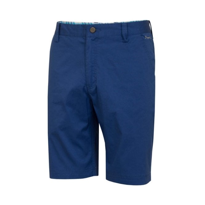 Dwyers  TITANIUM CHINO SHORT - COBALT