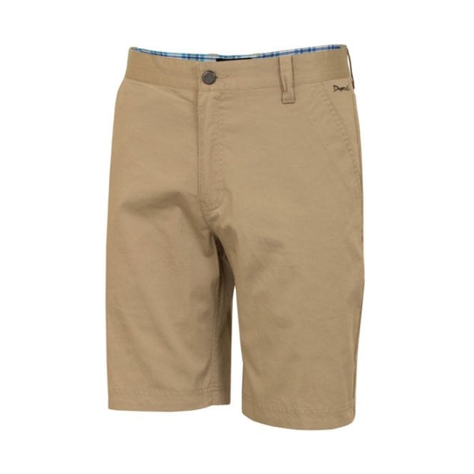 Dwyers  TITANIUM CHINO SHORT - STONE