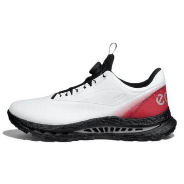 ECCO M Golf BIOM C5 BOA GTX Golf Shoes WHITE/CHILI RED