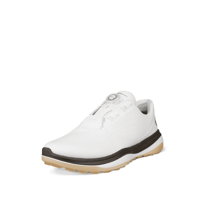 Ecco  M Golf LT1 BOA Golf Shoes - WHITE/TARMAC