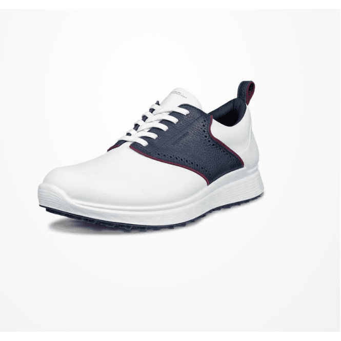 Ecco  M Golf S-Casual Lace Golf Shoes - WHITE/MARINE