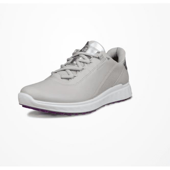 Ecco  Womens Golf S-Casual Golf Shoes - GRAVEL/SILVER