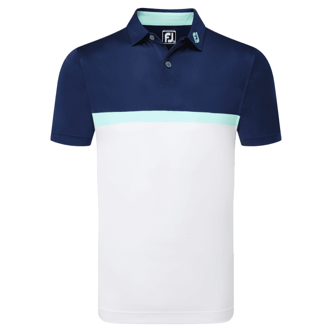 FootJoy  Colour Block White Polo