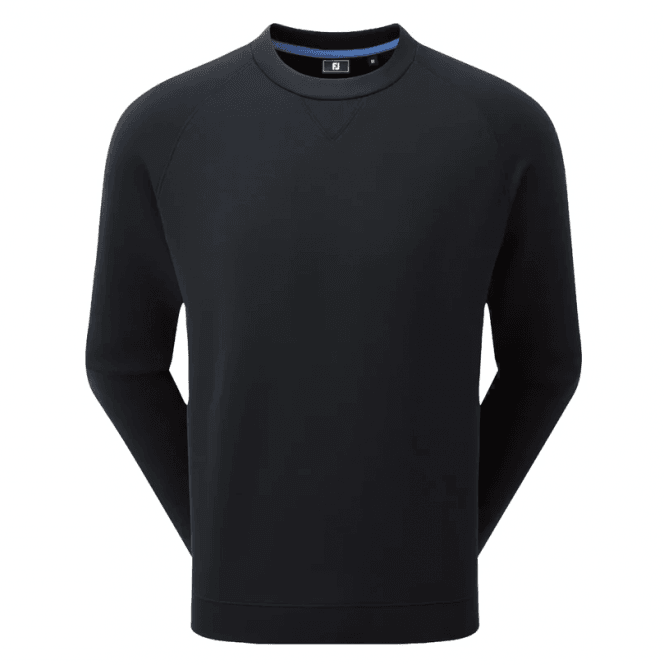 FootJoy  Crew Neck Sweatshirt Midlayer - Black