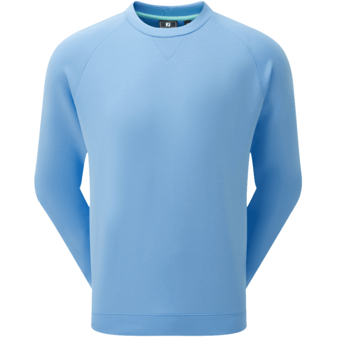 FootJoy  Crew Neck Sweatshirt Midlayer - Blue Reef