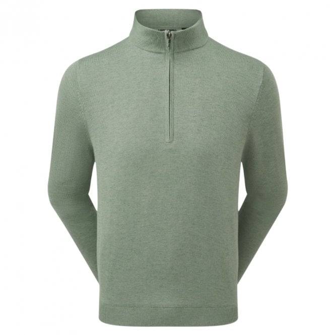 FootJoy  Drirl 1/2 Zip Lined Sweater Lichen