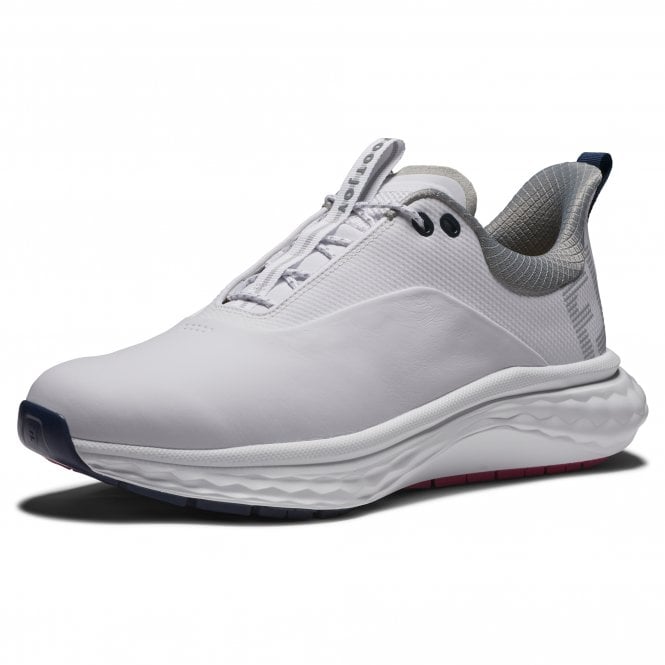 FootJoy  FJ Quantum Golf Shoes White/BLUE/PINK