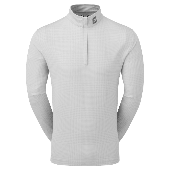 FootJoy  Glen Plaid Prt Midlayer Grey