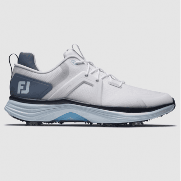 FootJoy HyperFlex Golf Shoes - White/Slate/Blue