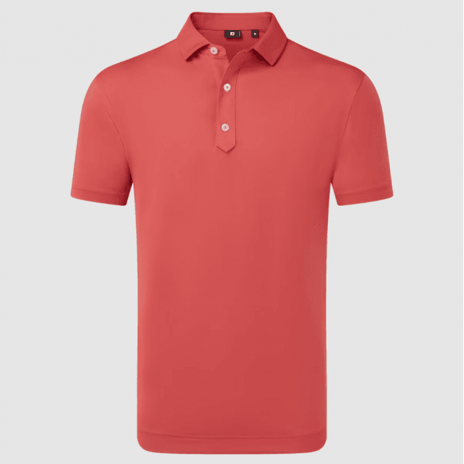 FootJoy  Lisle Solid Polo - Nantucket Red