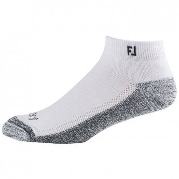 FootJoy Men's Prodry Sport Sock - White/Grey