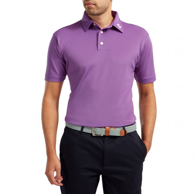FootJoy  Pique Ss Shirt Ath Purple