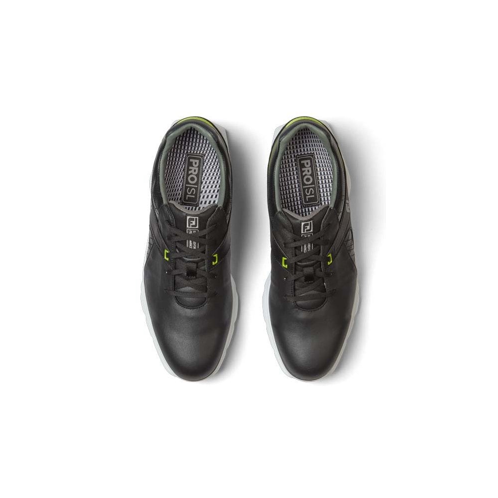 Footjoy 2020 PRO SL BLACK/LIME Golf Shoes display picture 1