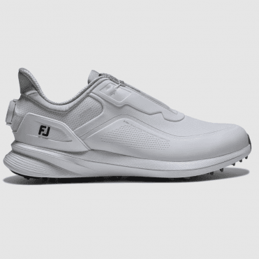 FootJoy Pro SL BOA Golf Shoes - White/White/Grey