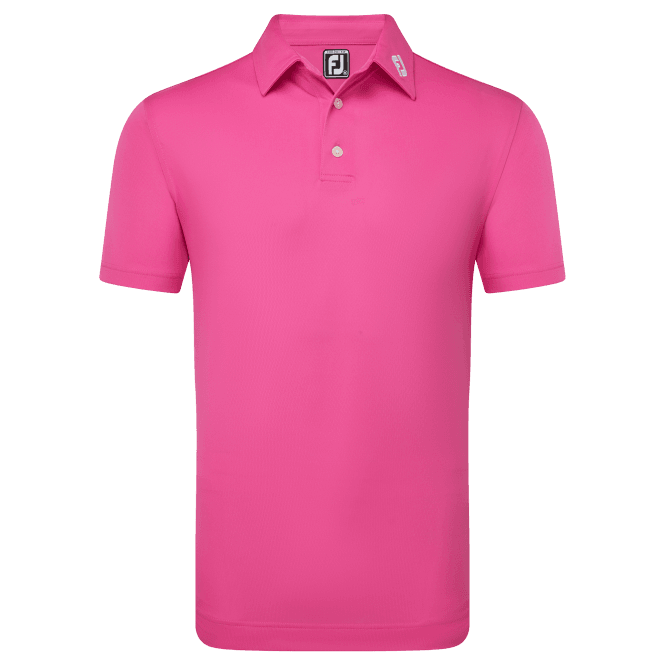 FootJoy  S.Pique Solid Hot Pink Polo