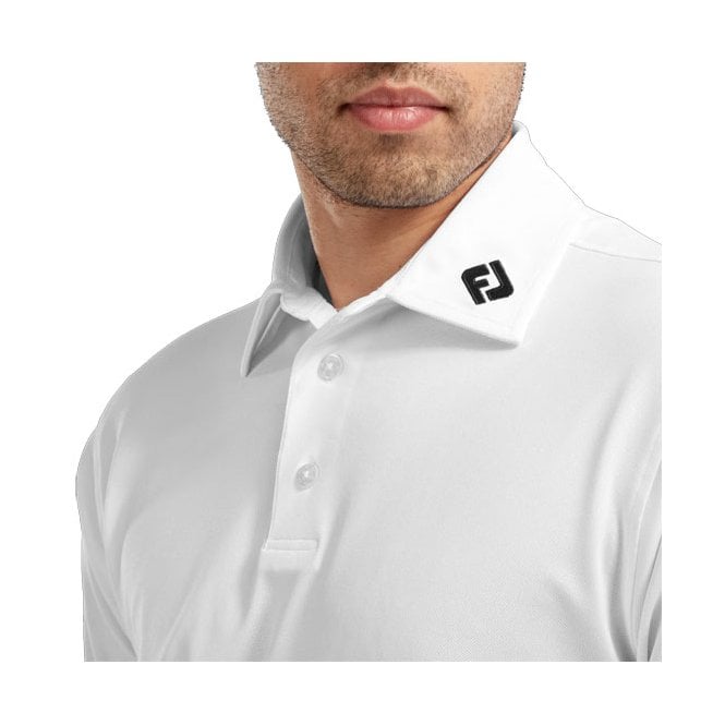 FootJoy  Stretch Pique Polo Shirt - White