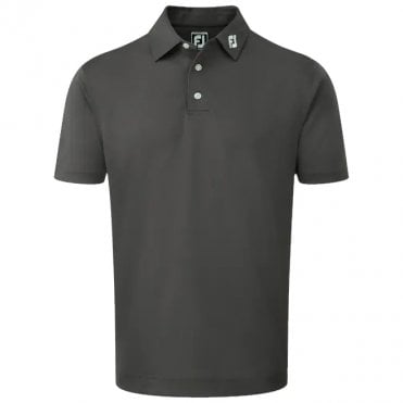 FootJoy Stretch Pique Solid Polo - Charcoal