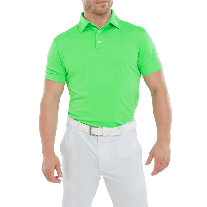 FootJoy  Stretch Pique Solid Polo Green