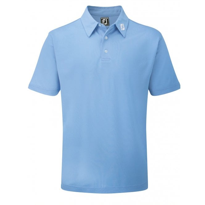 FootJoy  Stretch Pique Solid Polo - Light Blue