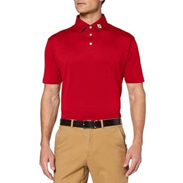 FootJoy Stretch Pique Solid Polo - Red