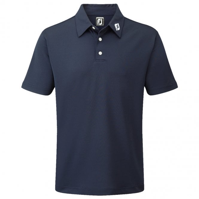 FootJoy  Stretch Pique Solid Polo Shirt - Ath Navy