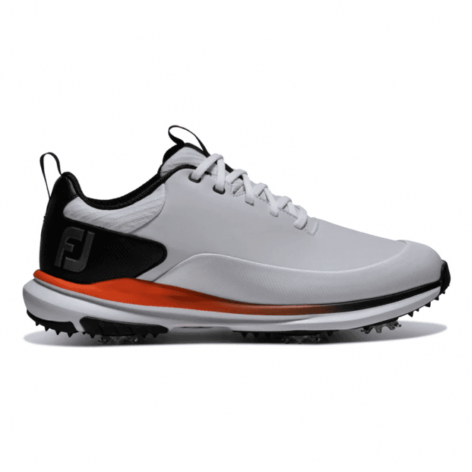 FootJoy  Tour Rival Golf Shoes - White/Black/Orange