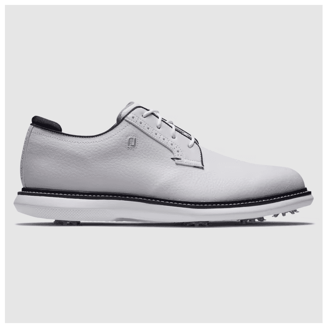 FootJoy  Traditions Blucher Golf Shoes - White/Navy