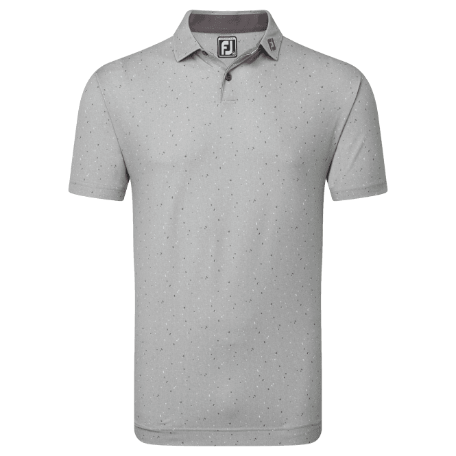 FootJoy  Tweed Texture Grey Cliff Polo