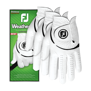 FootJoy Weathersof Glove Mens WHITE 3 PACK