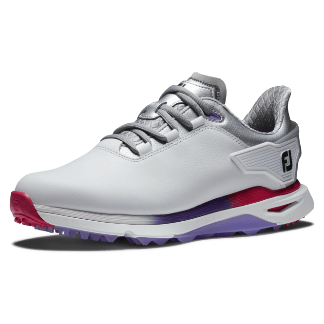 FootJoy  Womens PRO SLX Golf Shoes WHITE/SILVER/MULTI