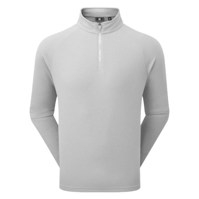 FootJoy  Wordmark Chill-Out Midlayer - Grey/White