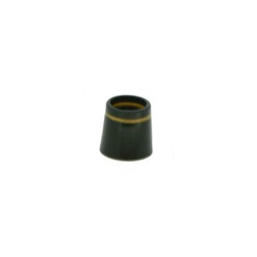 12 Pk Black with Gold Ring Wood Ferrules .335   L 13mm