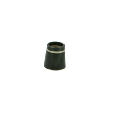 12 Pk Black with White Ring Wood Ferrules .335   L 13mm