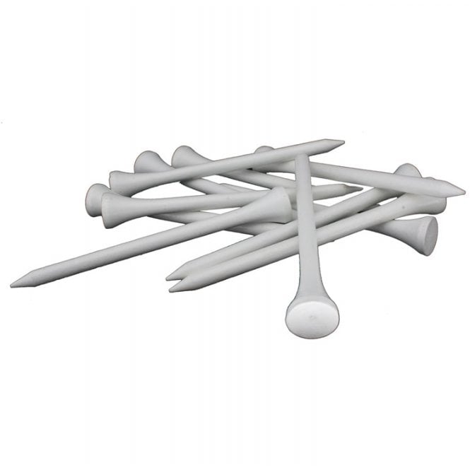 Gamola Golf 500 White Wooden 83mm 3 1/4 Golf Tees