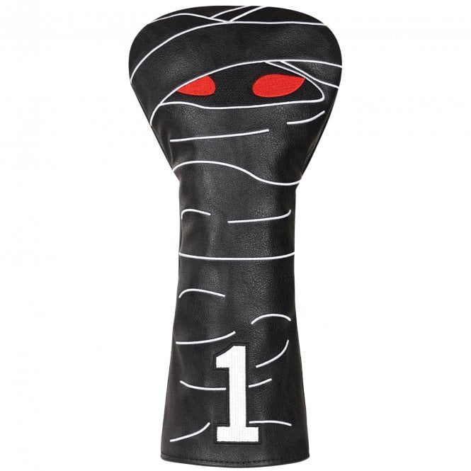 Gamola Golf Black Bandage Mummy Driver Headcover
