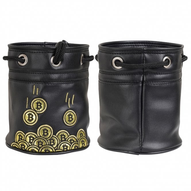 Gamola Golf Black Coin Accessory barrel pouch bag 17*22cm