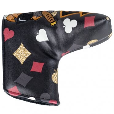 Black Heart Dog Magnetic PU Blade Putter Headcover