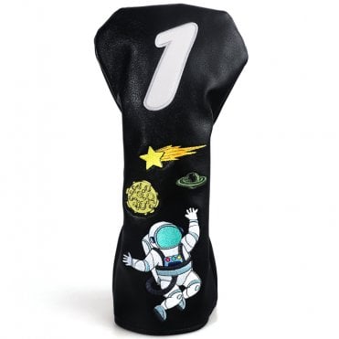 Black Spaceman Driver Headcover