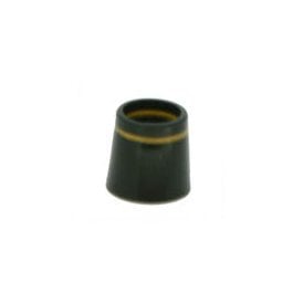 Black with Coloured Ring Iron Ferrules .355'' (12 Pack)