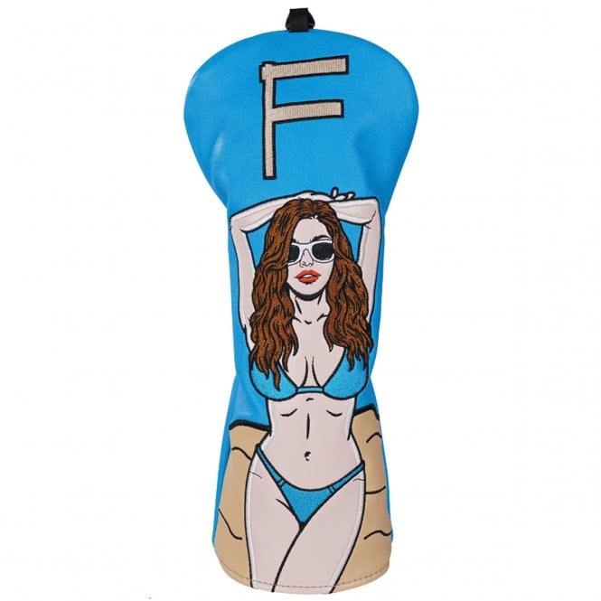 Gamola Golf Blue Bikini Lady Beach Fairway Headcover