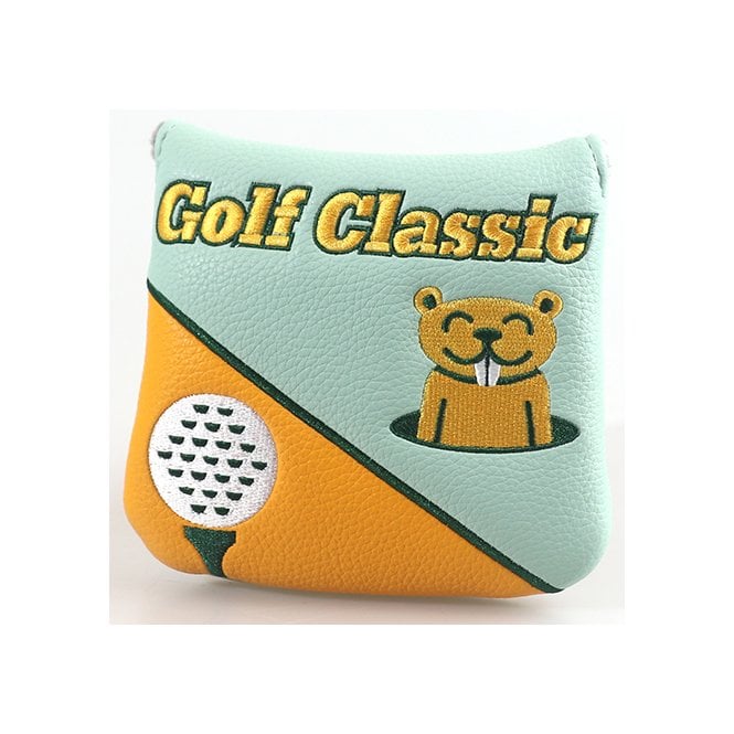 Gamola Golf Blue & Yellow Golf Classic Gopher Spider Putter Headcover