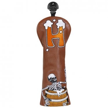Brown Skeleton PU Leather Hybrid Headcover
