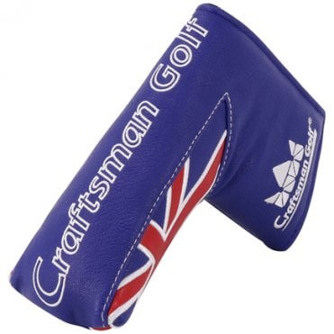 Craftsman Union Jack Britain Flag Blade Putter Headcover