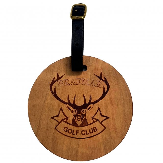 Gamola Golf Custom Personalised Engraved Wooden Golf Bag Tag