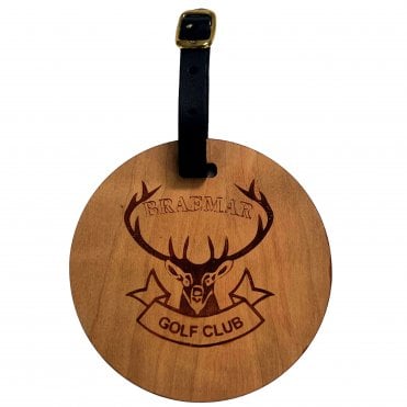 Custom Personalised Engraved Wooden Golf Bag Tag