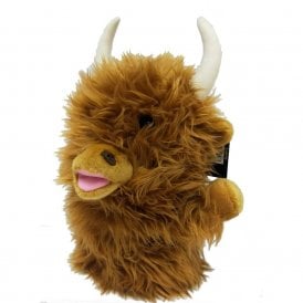 Highland Cow Plush Driver Novelty HeadCover