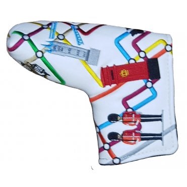 London UK White Blade Putter Cover - England
