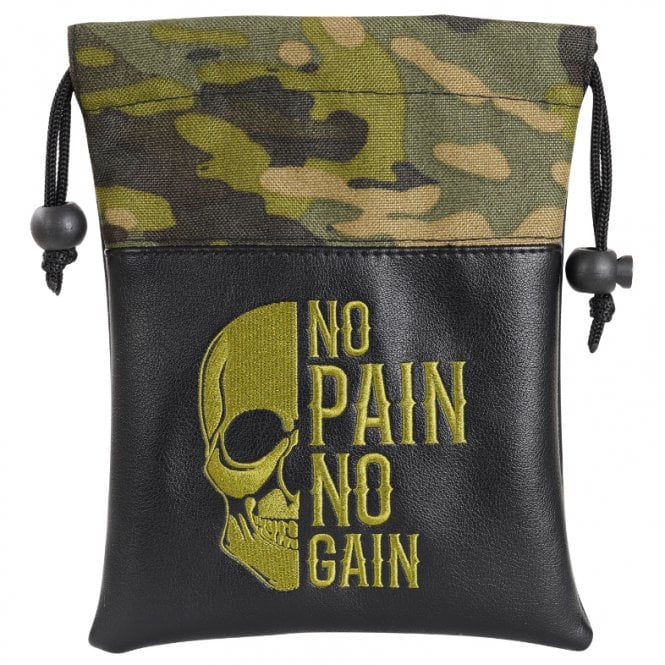 Gamola Golf No Pain No Gain Skull Camouflage Accessory pouch bag 17*22cm