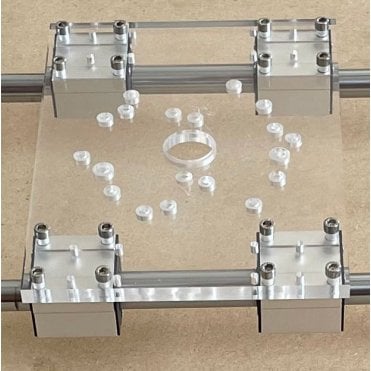 Rectangular Router Sled Router Acrylic Mount 270*200mm for 20mm Sled